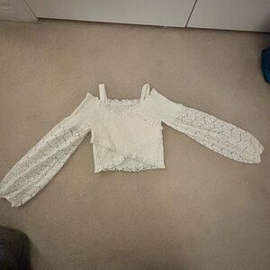Lace Zara cropped top